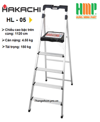 Thang nhôm ghế 5 bậc Hakachi HL-05