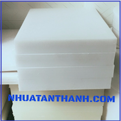 THỚT NHỰA PE TRẮNG 600X400X50 MM