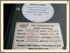 PIN LITHIUM 76.8V - 420Ah