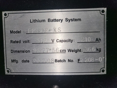 PIN LITHIUM 51.2V - 210Ah