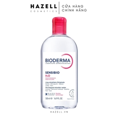 Nước tẩy trang Bioderma Crealine H2O nắp hồng thường