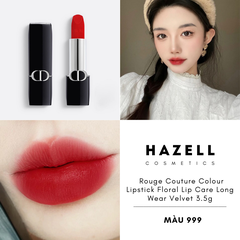 Son Thỏi Dior Rouge Couture Colour Lipstick Floral Lip Care Long Wear Velvet 3.5g
