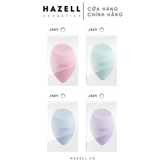 Mút trang điểm Jary Makeup Sponge Fullbox S1 - Quả Olive Cắt Vát Phần Đáy - HÀNG NHẬP KHẨU