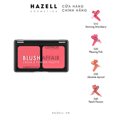 Bảng Má Hồng 2 Ô Catrice Blush Affair Cream & Powder Palette - HNK