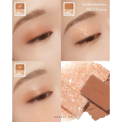 Bảng phấn mắt 2 ô UNLEASHIA Tap Me Palette Duo 8.4g