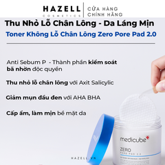Toner Pad Medicube Zero Pore Pad 2.0