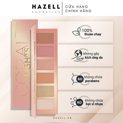 Bảng Phấn Má Và Bắt Sáng 6 Ô Catrice Coral Light Blush & Highlighter Palette 15g - HNK