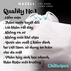 Khăn mặt khô Chillwipes gói rút 80 miếng