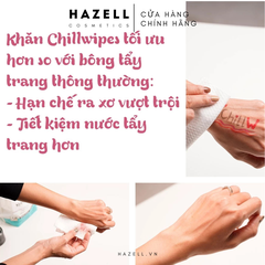 Khăn mặt khô Chillwipes gói rút 80 miếng