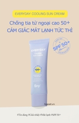 Kem chống nắng SNP Everyday Cooling Sun Cream SPF 50+/PA++++ - 50g