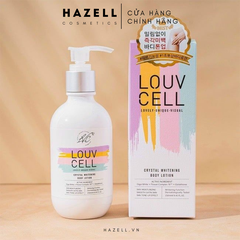 Kem Dưỡng Thể Trắng Da Louv Cell Crystal Whitening Body Lotion - HNK