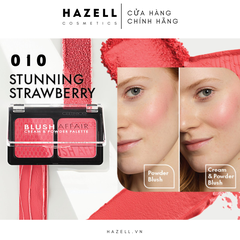 Bảng Má Hồng 2 Ô Catrice Blush Affair Cream & Powder Palette - HNK