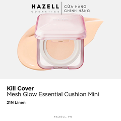 Phấn nước Clio Kill Cover Mesh Glow Essential Cushion SPF 50+ PA++++ Tặng Kèm Túi Gấu Dâu