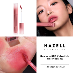 Son kem 3CE Velvet Lip Tint Plush 4g - HNK
