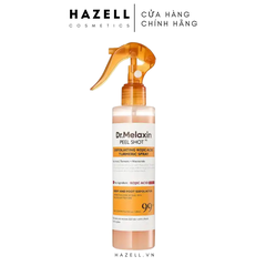 Xịt tẩy tế bào chết Dr.melaxin Peel Shot Keratin Care Kojic Acid Turmeric Spray 200ml - HNK