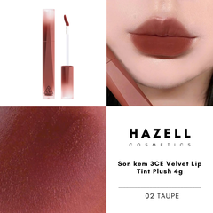 Son kem 3CE Velvet Lip Tint Plush 4g - HNK
