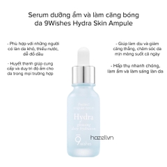 Tinh chất 9 Wishes Hydra Skin Ampule Serum