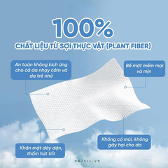 Khăn mặt dùng một lần JARY Disposable Face Towel - Dạng rút - HÀNG NHẬP KHẨU