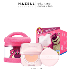 Phấn nước Clio Kill Cover Mesh Glow Essential Cushion SPF 50+ PA++++ Tặng Kèm Túi Gấu Dâu