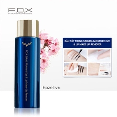 Dầu tẩy trang mắt và môi F.O.X Sakura Moisture Eye & Lip Make-Up Remover QS04 100ml