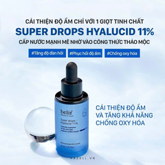 Tinh chất BELIF Super Drops Hyalucid 11% 30ml - HÀNG NHẬP KHẨU