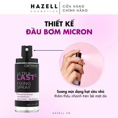 Xịt khoá nền Catrice Ultra Last2 Fixing Spray 50ml - HÀNG NHẬP KHẨU