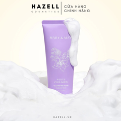 Sữa rửa mặt Mary&May White Collagen Cleansing Foam 150ml - HNK