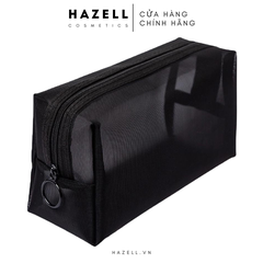 Túi đựng đồ make up lưới đen