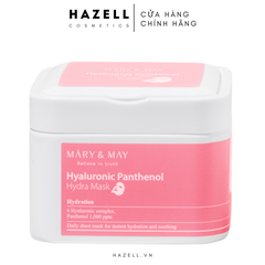 Mặt nạ Mary&May Hyaluronic Panthenol Hydra Mask - hộp 30 miếng
