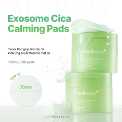 Toner Pad Medicube Exosome Cica Calming Pad 150ml/100 miếng - HÀNG NHẬP KHẨU