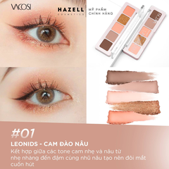 Bảng phấn mắt 5 ô VACOSI VP29-01 5.5g