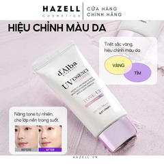 Kem chống nắng d'Alba White Truffle Purple Tone Up Suncream SPF 50+ PA++++ 50ml - Tím