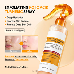 Xịt tẩy tế bào chết Dr.melaxin Peel Shot Keratin Care Kojic Acid Turmeric Spray 200ml - HNK