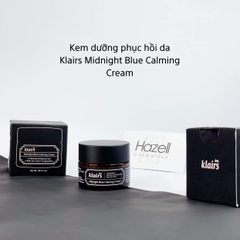 Kem dưỡng Klairs Midnight Blue Calming Cream 30ml - HÀNG NHẬP KHẨU