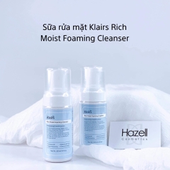 Sữa rửa mặt Dear, Klairs Rich Moist Foaming Cleanser 100ml - HÀNG NHẬP KHẨU