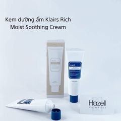 Kem dưỡng ẩm Dear, Klairs Rich Moist Soothing Cream 80ml - HÀNG NHẬP KHẨU