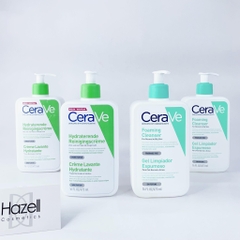 Sữa rửa mặt cho da khô CeraVe Hydrating Cleanser For Normal To Dry Skin - HÀNG NHẬP KHẨU
