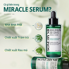 Tinh chất trị mụn SOME BY MI AHA-BHA-PHA 30 Days Miracle Serum 50ml - HNK