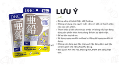 Viên uống bổ sung kẽm DHC Zinc - HÀNG NHẬP KHẨU