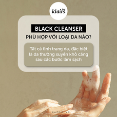 Sữa Rửa Mặt Klairs Gentle Black Facial Cleanser 140ml - HNK