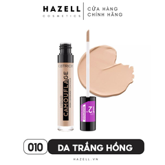Kem Che Khuyết Điểm Catrice Liquid Camouflage High Coverage Concealer 5ml - HNK