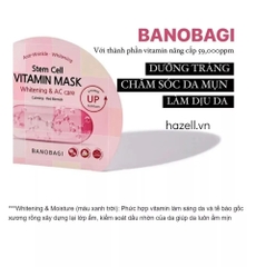 Mặt nạ BANOBAGI Stem Cell Vitamin Mask Whitening & AC Care