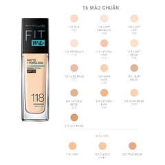 Kem Nền Fit Me Maybelline New York Matte Poreless Foundation SPF 22 30ml