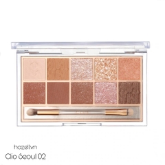 Bảng phấn mắt 10 ô CLIO Pro Eye Palette (New) 0.6gx10