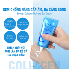 Kem chống nắng Collagen Enough Collagen Moisture Sun Cream SPF50+ PA+++ 50g - HÀNG NHẬP KHẨU