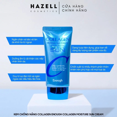 Kem chống nắng Collagen Enough Collagen Moisture Sun Cream SPF50+ PA+++ 50g - HÀNG NHẬP KHẨU