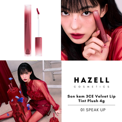 Son kem 3CE Velvet Lip Tint Plush 4g - HNK