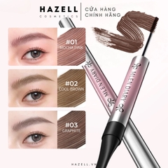 Chì kẻ mày hai đầu kèm mascara lông mày MLEN DIARY - HNK