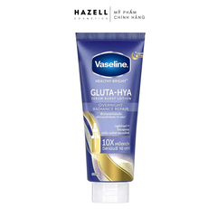 Sữa dưỡng thể Vaseline Healthy Bright Gluta-HYA 10X Serum Burst Lotion - Overnight Radiance Repair