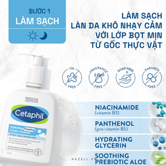 Sữa rửa mặt Cetaphil Hydrating Foaming Cream Cleanser - HNK